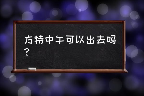 嘉峪关方特玩六个小时够吗 方特中午可以出去吗？