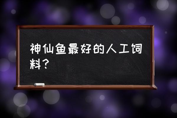 三色神仙鱼用什么饲料 神仙鱼最好的人工饲料？