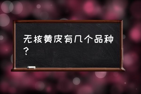 冰糖黄皮和白糖黄皮一样吗 无核黄皮有几个品种？